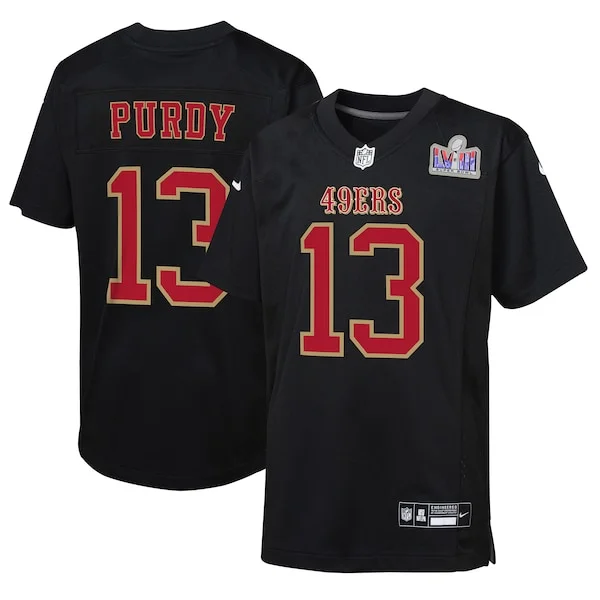Performance San Francisco 49ers Game Jersey - Premium Black NFL Fan...