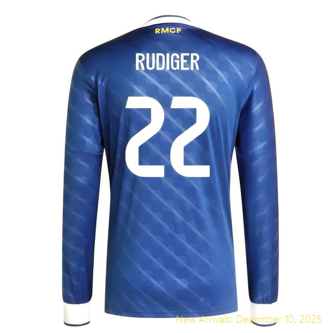 2025-2026 Real Madrid Long Sleeve RM Premium Quality Third Shirt 70