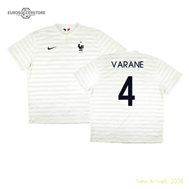 France 2014-15 Away Shirt ((Very Good) XXL) (Varane 4)