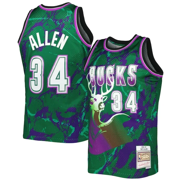 Ray Allen MIL Official Swingman Jersey - High-Quality - Fan Favorite