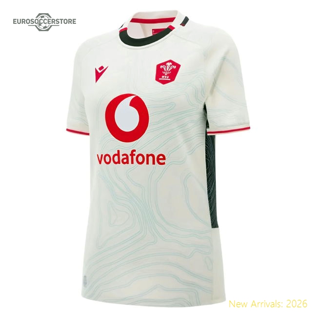 2025-2026 Wales WRU Away Rugby Shirt (Womens) (Your Name)