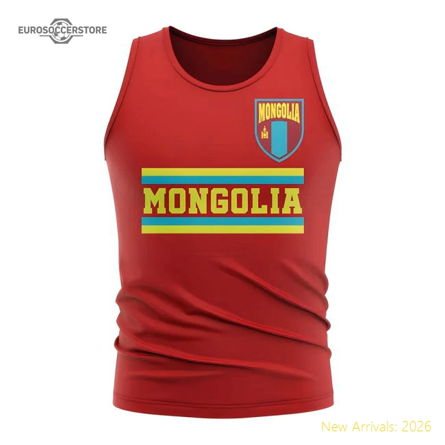 Superior Mongolia Core Football Country Sleeveless Tee (red)
