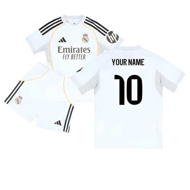 2025-2026 Home Kit by Real Madrid (Adult