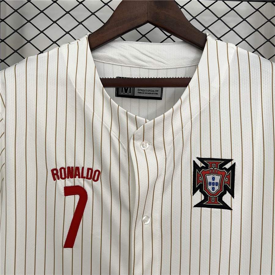 Elite Advanced Fabric Portugal X US Baseball Shirt 7 Ronaldo