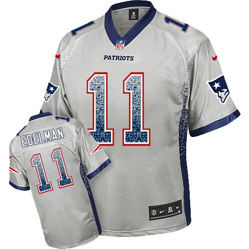 NFL NE Patriots #11 Julian Edelman Elite Team Color Jersey - Fan Fa...