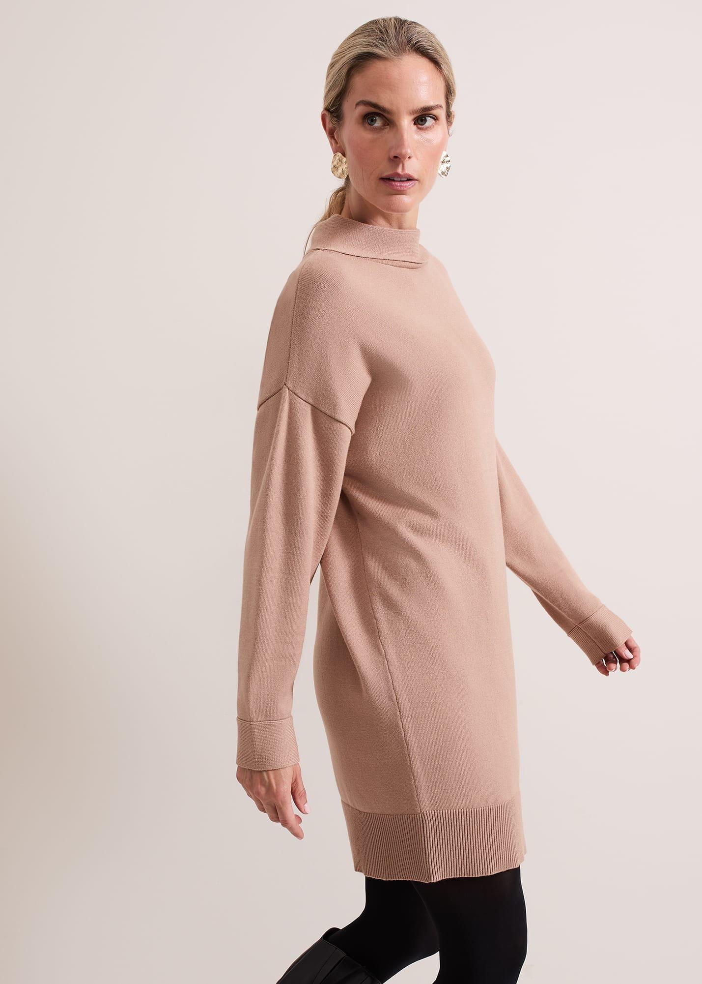 Skylar Funnel Neck Jumper Dress