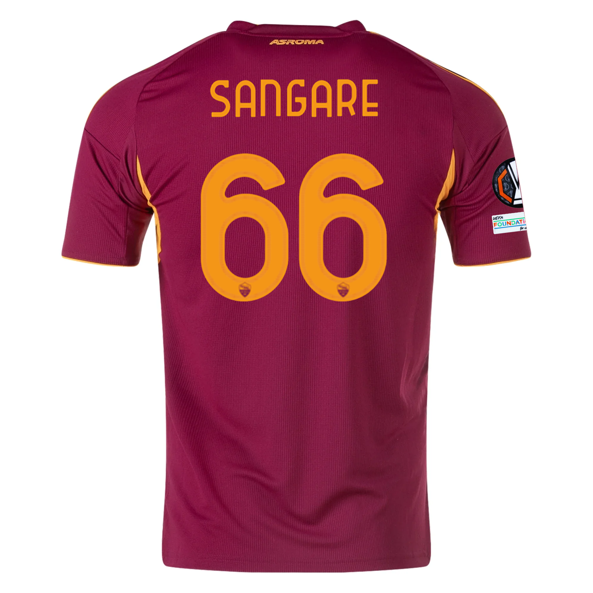 AS Roma Buba 2025-2026 UEL Home Jersey – Authentic Shirt