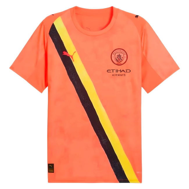 Authentic Jersey Stylish - 2025-2026 MCI Elite Neon Sun Adults #85037