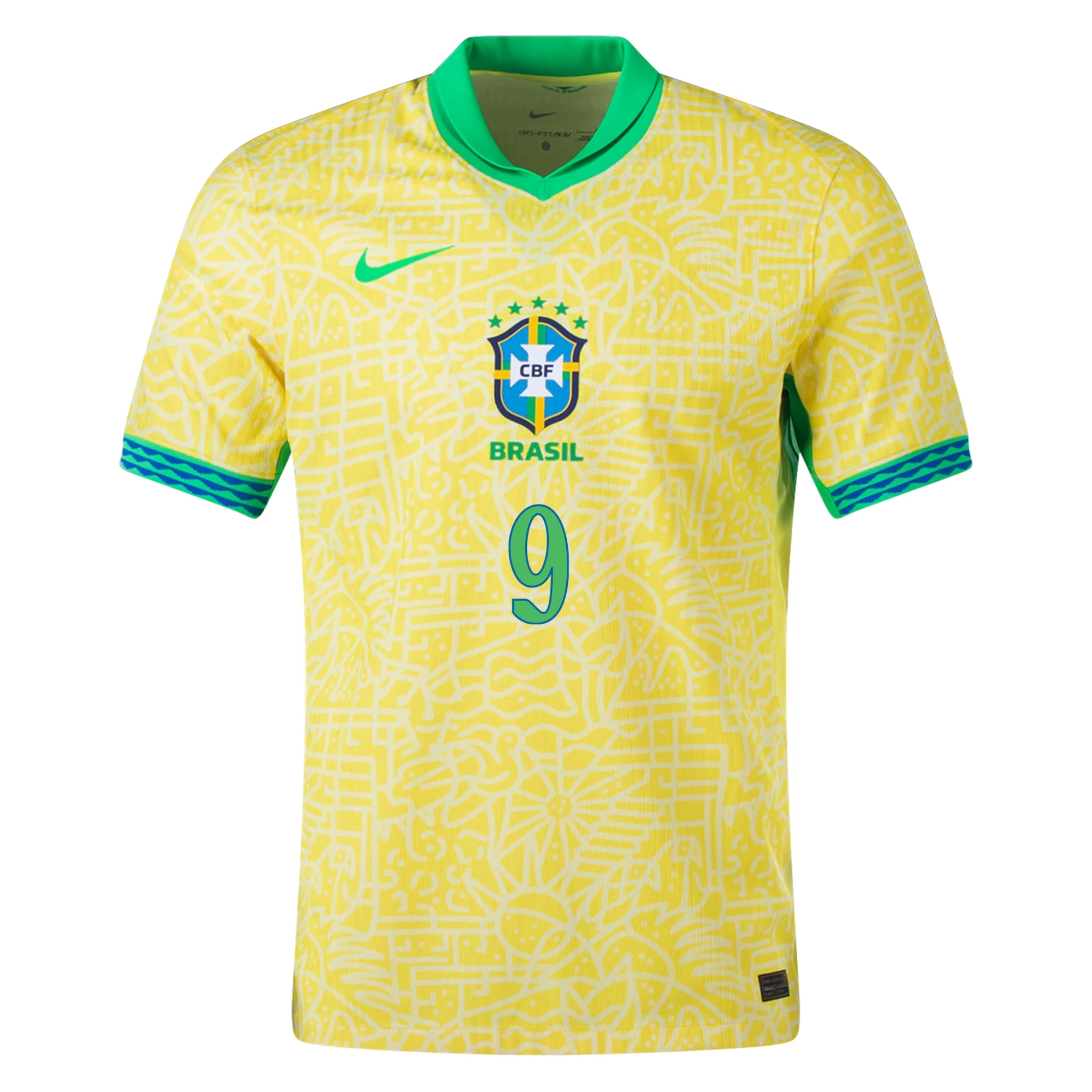 Brazil 2024-2025 Home Soccer Jersey –  Player Version S