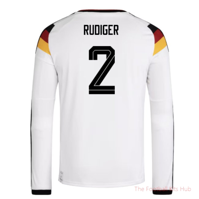2026-2027 Germany Long Sleeve Home Shirt (Rudiger 2)