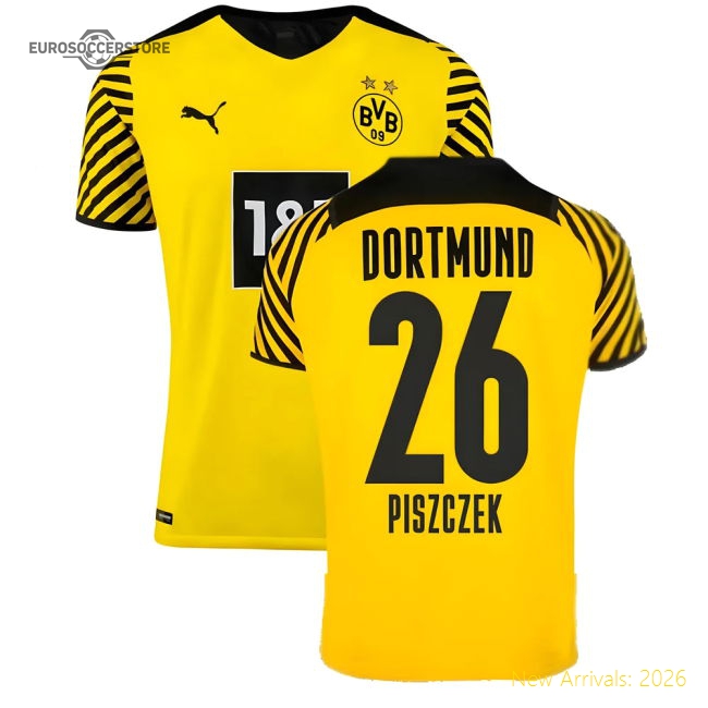 2021-2022 Borussia Dortmund Authentic Home Shirt (piszczek 26)