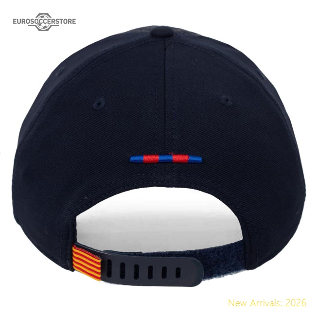 Fc Barcelona Geo Debossed Cap In Multiple Sizes Fan Edition