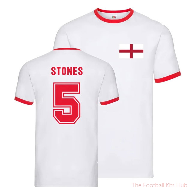 England Ringer T-Shirt (John Stones 5)