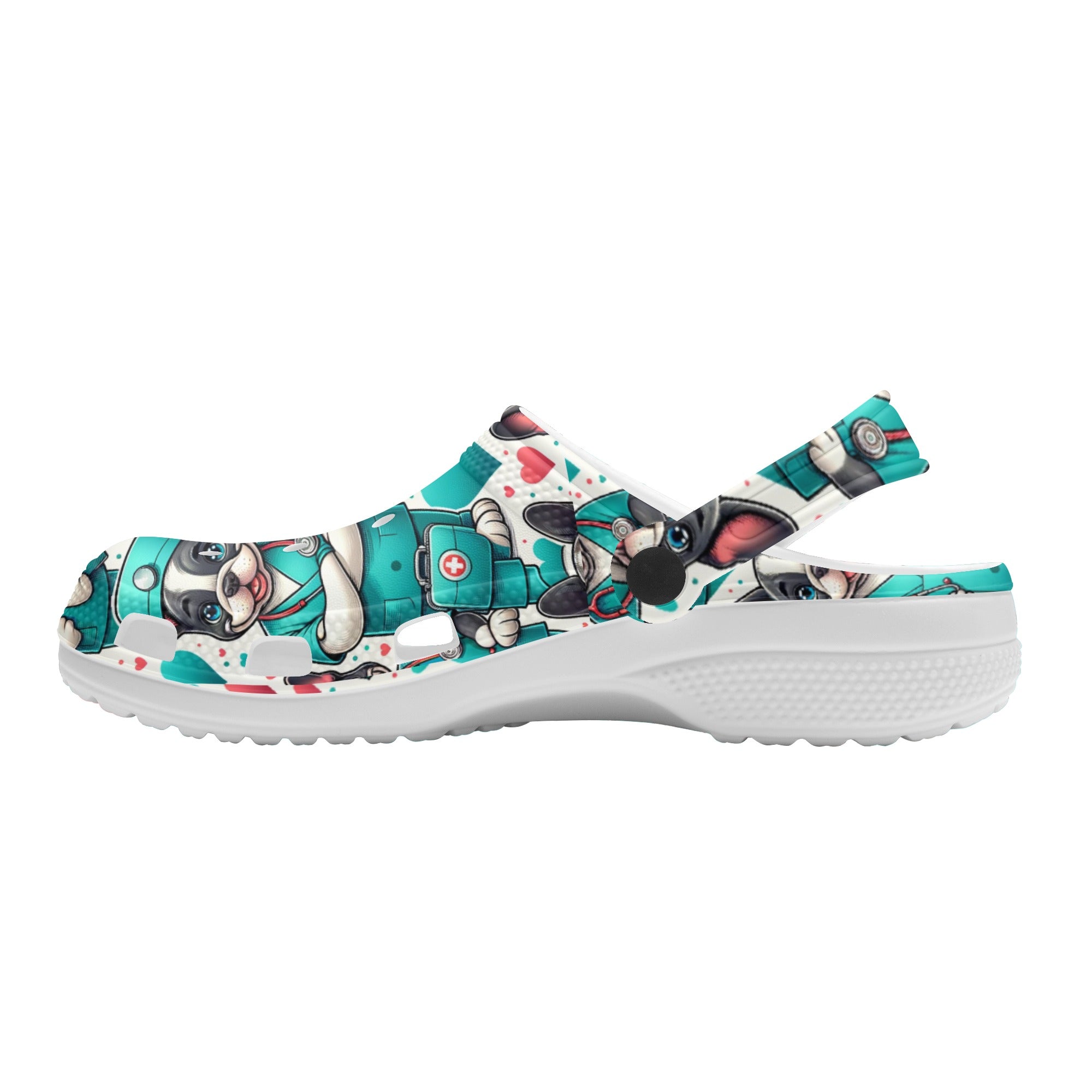 High-Quality Stella - Unisex Clogs for French Bulldog Lovers Durable