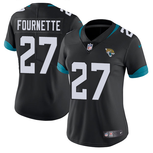 Authentic J J Jaguars NFL #27 Leonard Fournette Limited Black Jersey