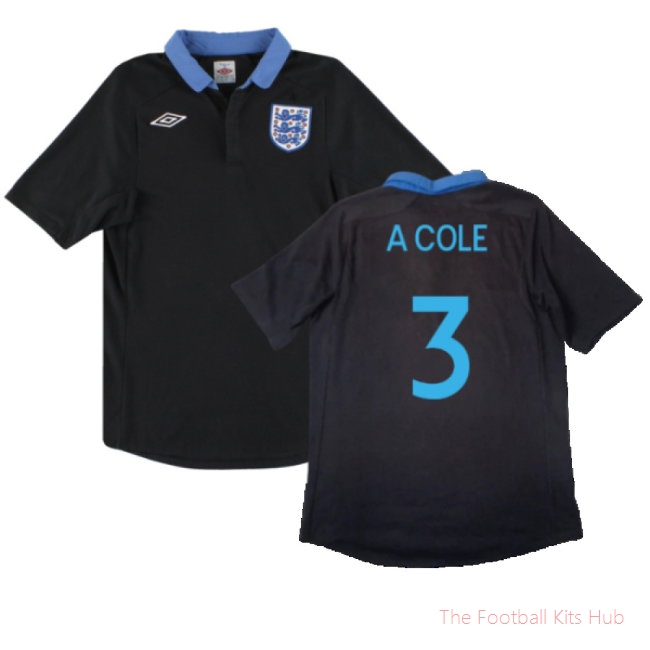 England 2011-12 Away Shirt (M) (Excellent) (A Cole 3)