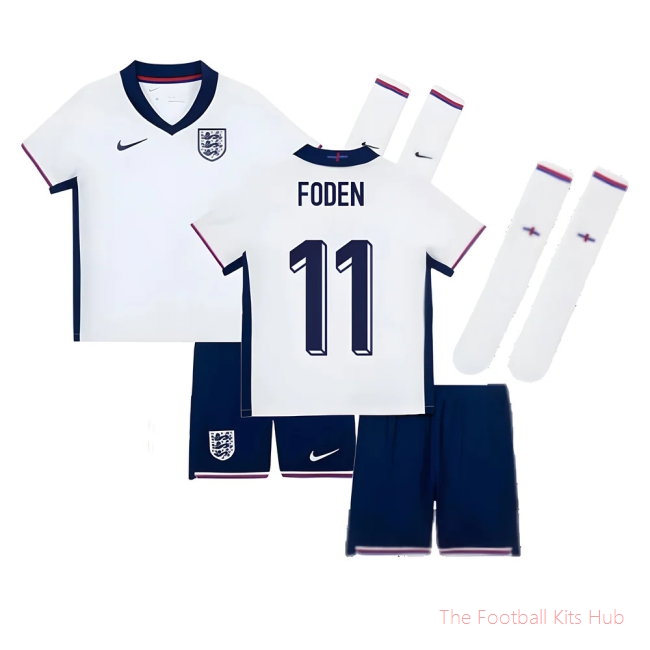 2024-2025 England Home Mini Kit (Foden 11)