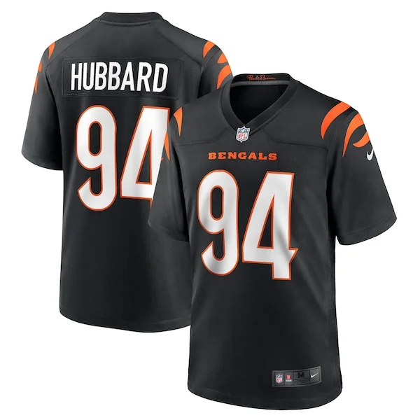 None Sam Hubbard Game Jersey - Black | NFL Player Jersey | NFL Footbal
