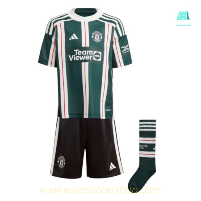 2023-2024 Man Utd Away Mini Kit (Garnacho 17)