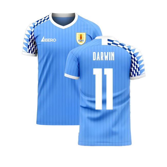 Football Uruguay 2025-2026 Home Concept Football Kit (Libero) (Darwin