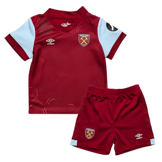 West Ham official style Home Kit 2023-2024 (Baby