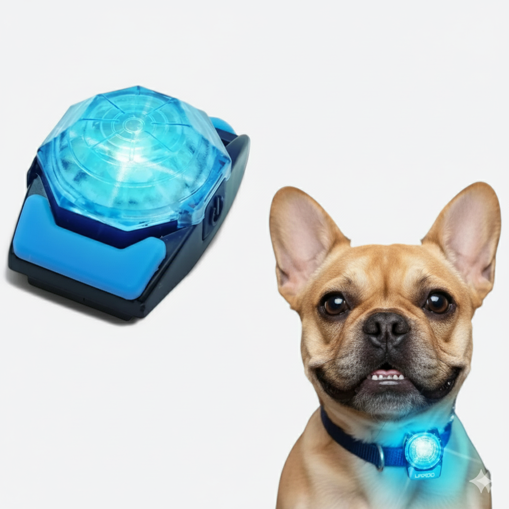 French Bulldog Glowpup™ French Bulldog Led Collar — Rechargeable Led
