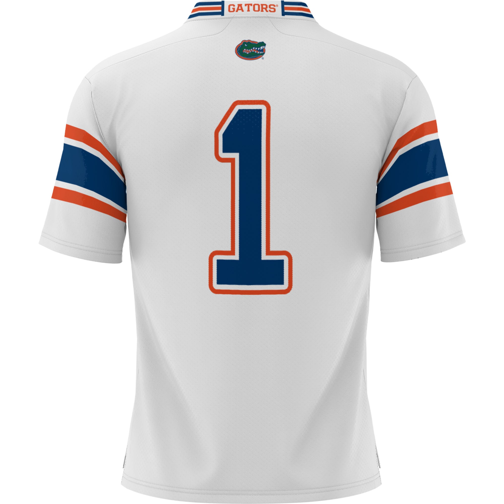 Men's #1 White Florida Gators Football Jersey