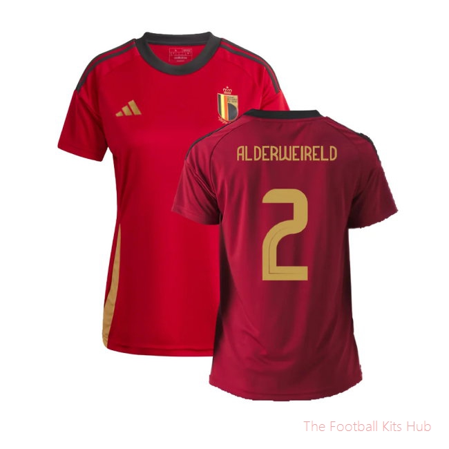 2024-2025 Belgium Home Fan Shirt (Ladies) (Alderweireld 2)