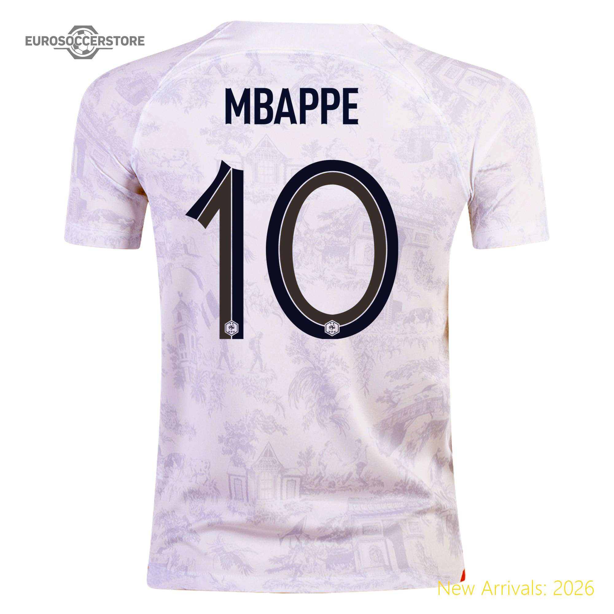 Kids Fra Mbappe France Away Professional Away Jersey 2022