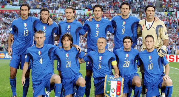 Premium Genuine Durable 2006 World Cup Italy Home Retro Shirt