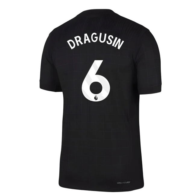 2025-2026 Tottenham Authentic Away Kit (Dragusin 6)