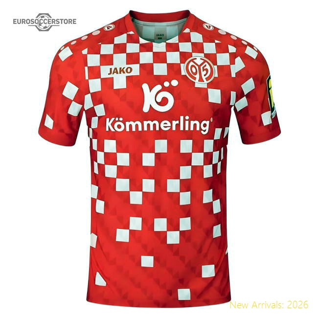 Home Club Teams,Mainz 05 2024-2025 Mainz Jersey Shirt Match Day Wear