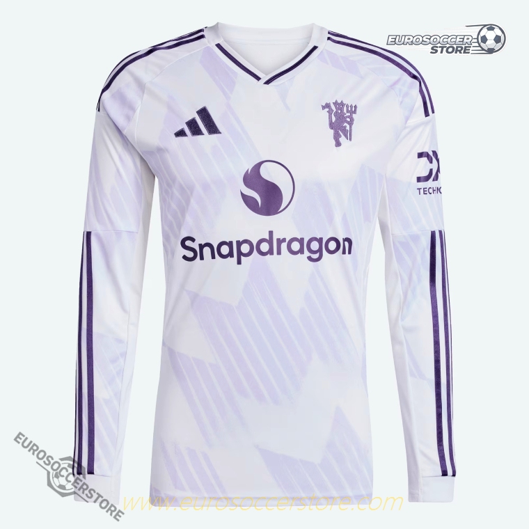 Manchester United 25-26 Season Away Long Sleeve MBEUMO 19 Football Jersey