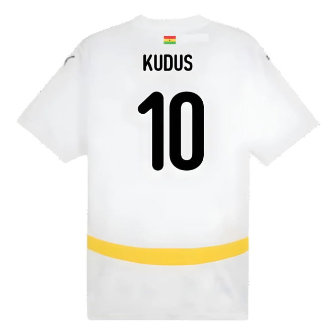 Top-Tier Climate-Control 2024-2025 Ghana Home Shirt (Kudus 10)