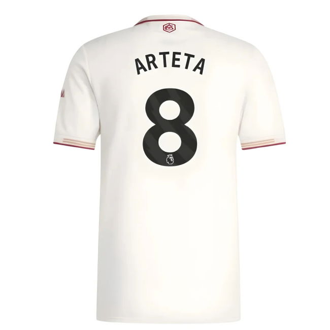 2025-20 Arsenal Authentic Third Football Shirt Arteta 8 L S