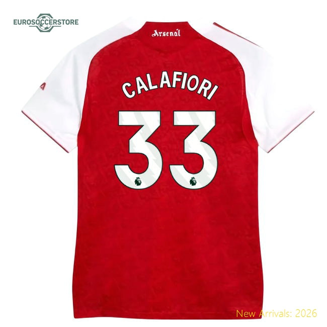 S Arsenal Female 2025 Home Jersey Shirt Football Fan For Football Game Day Apparel