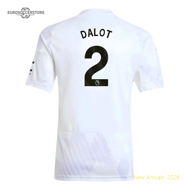 2025-2026 Man Utd Away Shirt (kids) (dalot 2) - Match Day Jersey