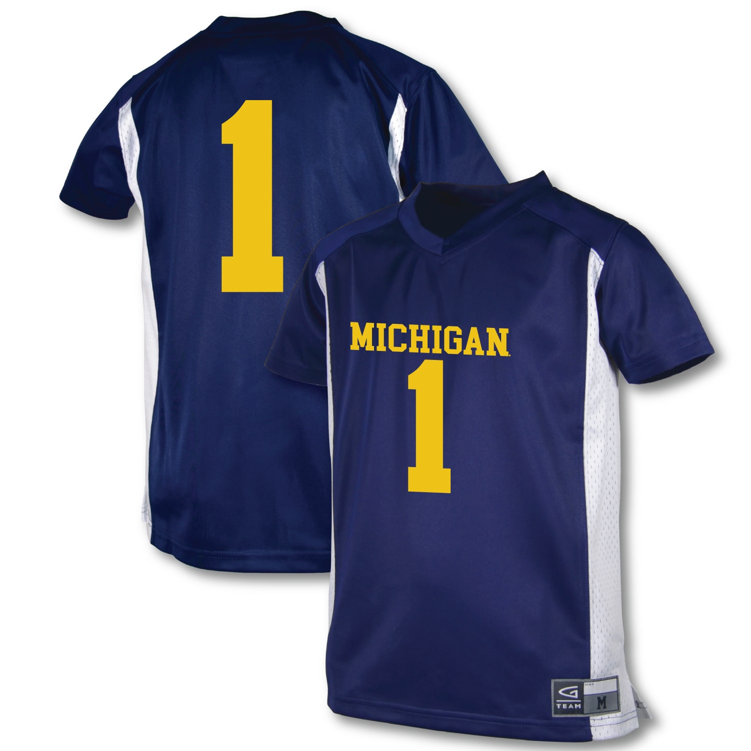 [Youth] Michigan Wolverines Garb #1 Football Jersey - Blue | Stadium Series 26/27 Season