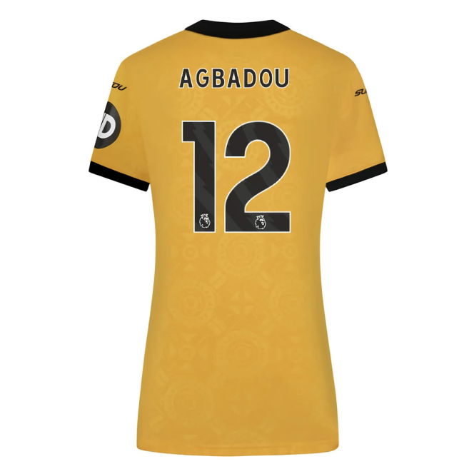 Certified 2025-2026 Wolves Home Shirt (Womens) (Agbadou 12)