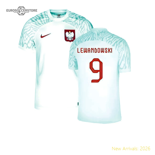 Poland Home Kit 2022-2023 Game Day Jersey Stadium Approved