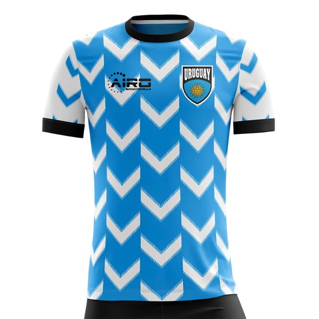 Kids 2025 Edition Durable Uruguay Home Soccer Jersey (Stuani 11)