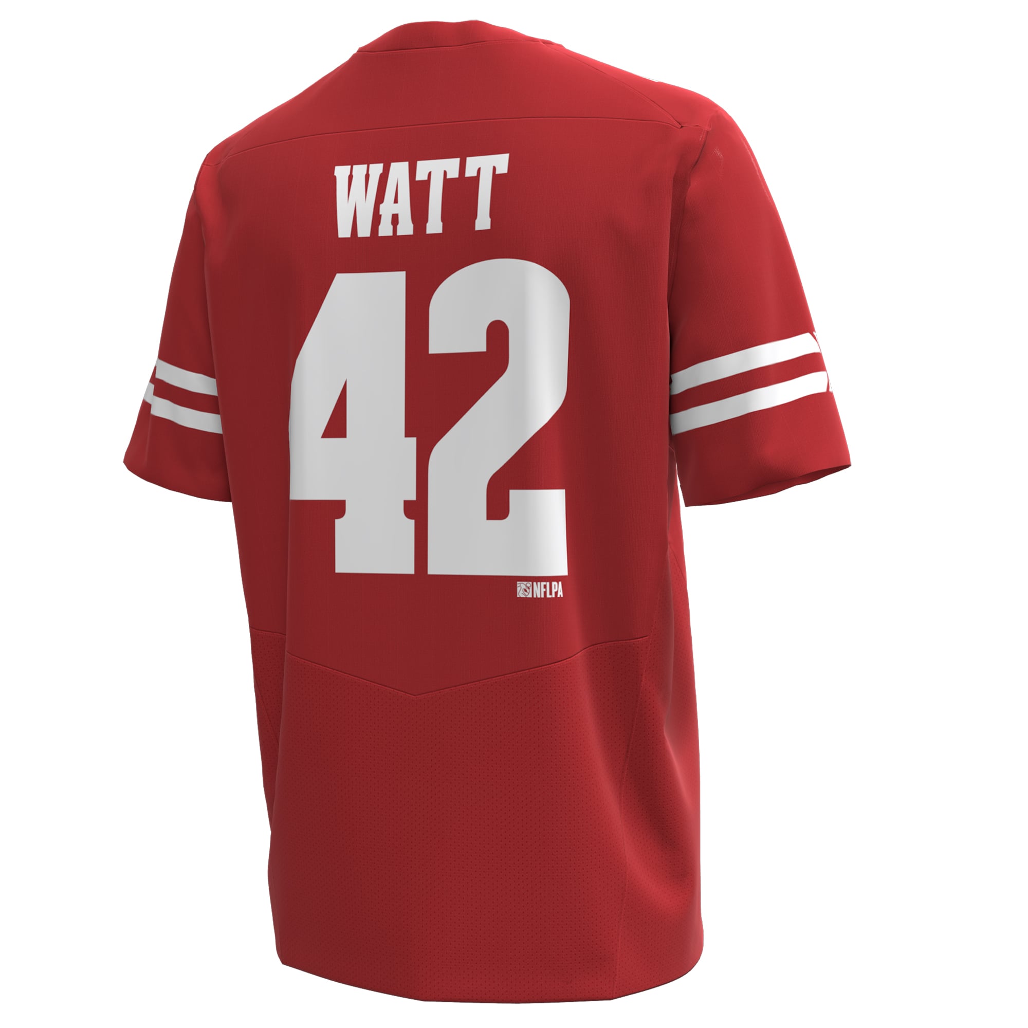 Men's T.J. Watt Red Wisconsin Badgers Home Football Jersey