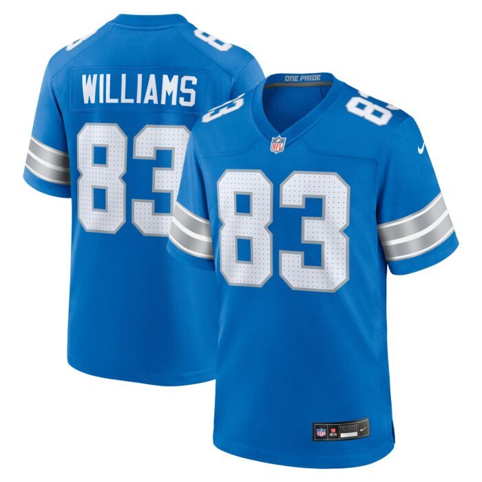 None Men's Detroit Lions Powerhouse Team Game Jersey for NFL Fans