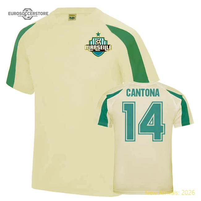 Fan-Favorite Eric Cantona Sports Training Jersey (White)