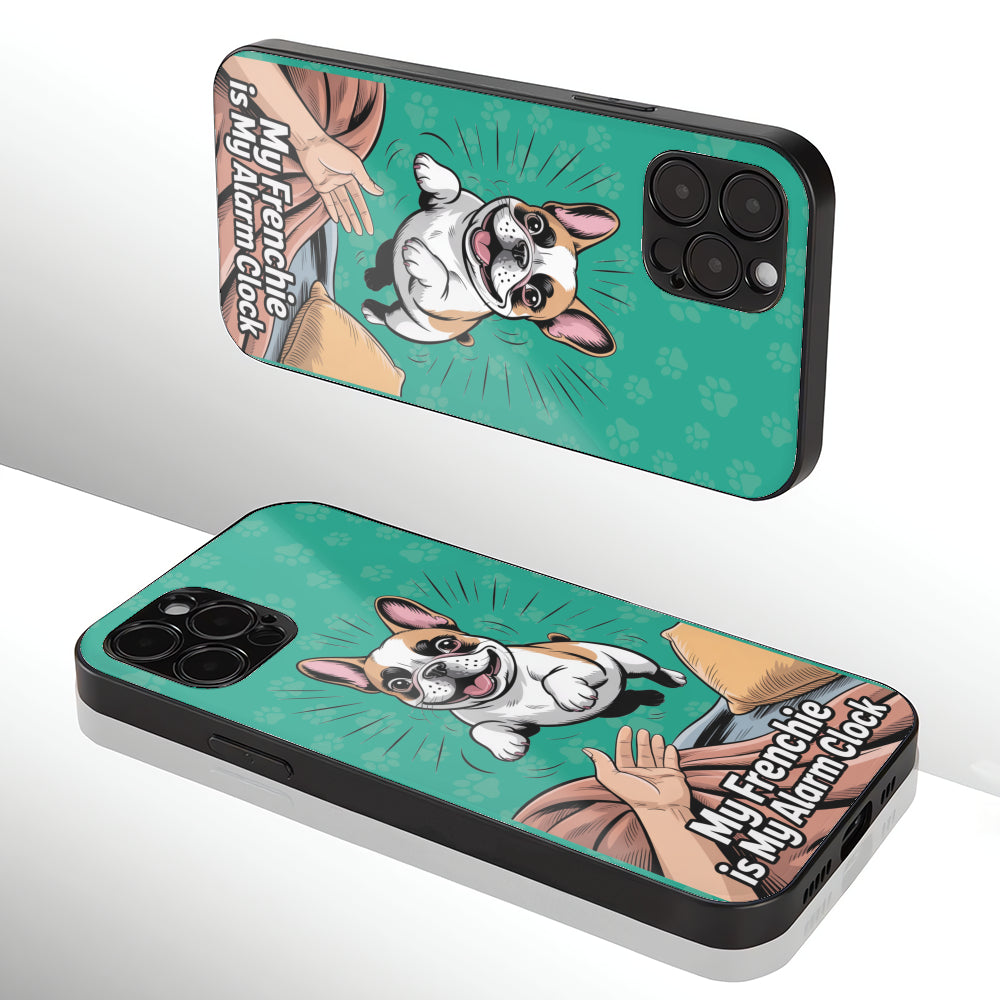 Lexi - Comfortable Iphone & Samsung Glass Case For Frenchie Pups