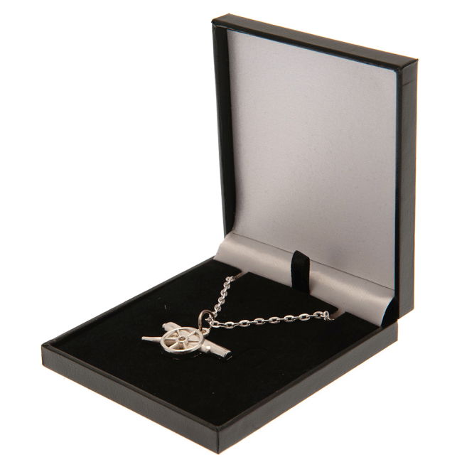 Arsenal FC Silver Plated Boxed Pendant GN (Fan Favorite)