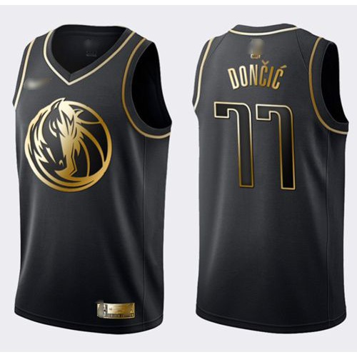 Mavericks Black Luka Doncic #77 Nike Jersey - Great Value Quality