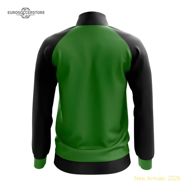 Luxury Saint Kitts And Nevis Concept Football Track Jacket (green)