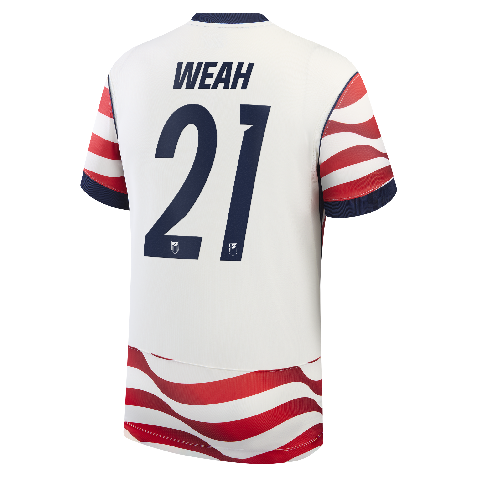 [JED] Timothy Weah USMNT 2026 Home Stadium Replica Jersey - White