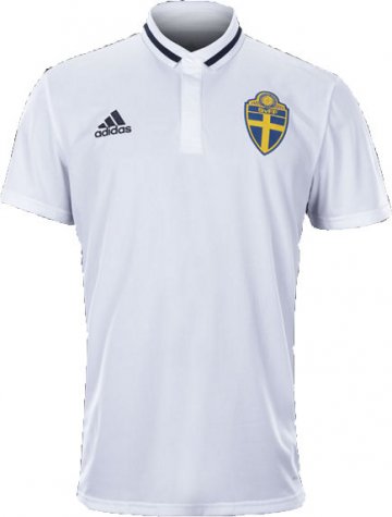 High Quality Match Quality Sweden 2016 White Core Polo Shirt